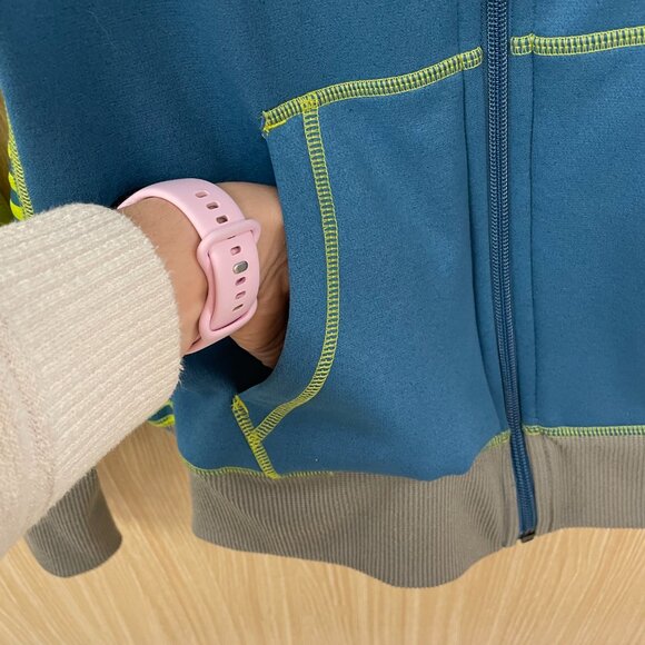 Nike Blue Colorblock Hoodie size Medium - Picture 4 of 6